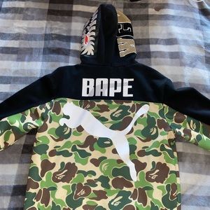 BAPE X Puma ABC Camo Shark Hoodie